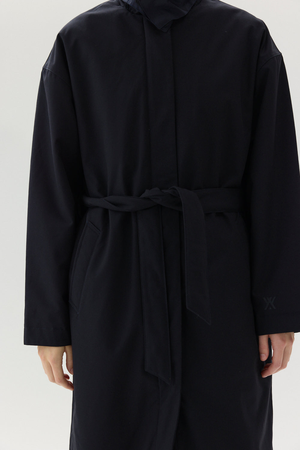 RACHEL G Poly Rayon AW24 NAVY