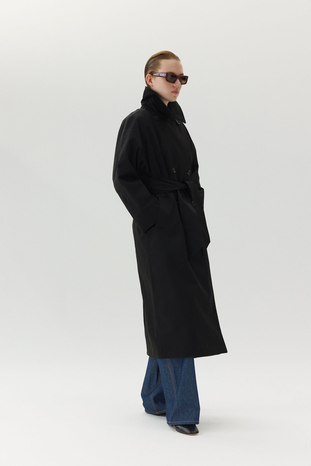 ROOMY TRENCH NIN SPIN AW24 BLACK