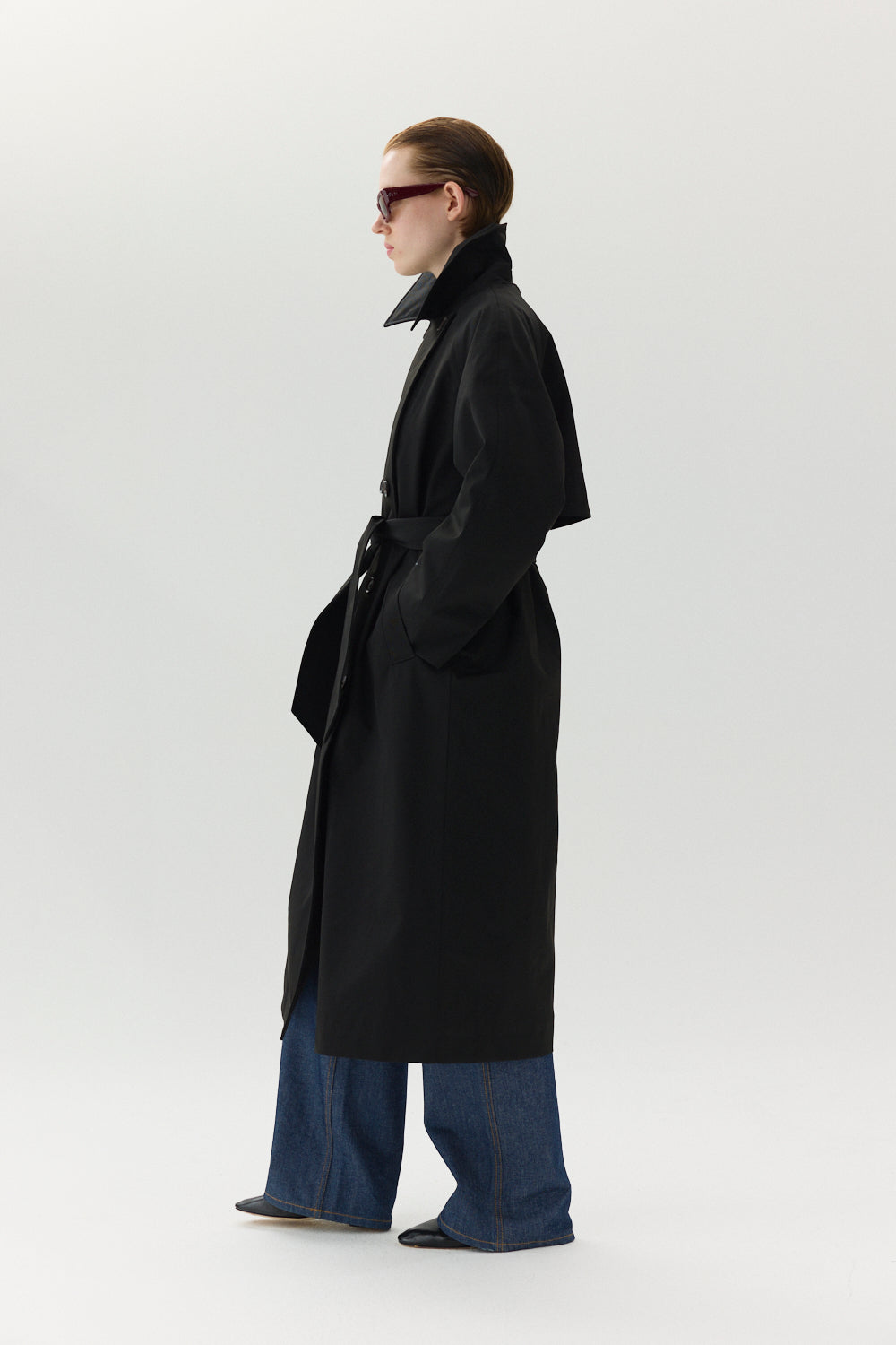 ROOMY TRENCH NIN SPIN AW24 BLACK