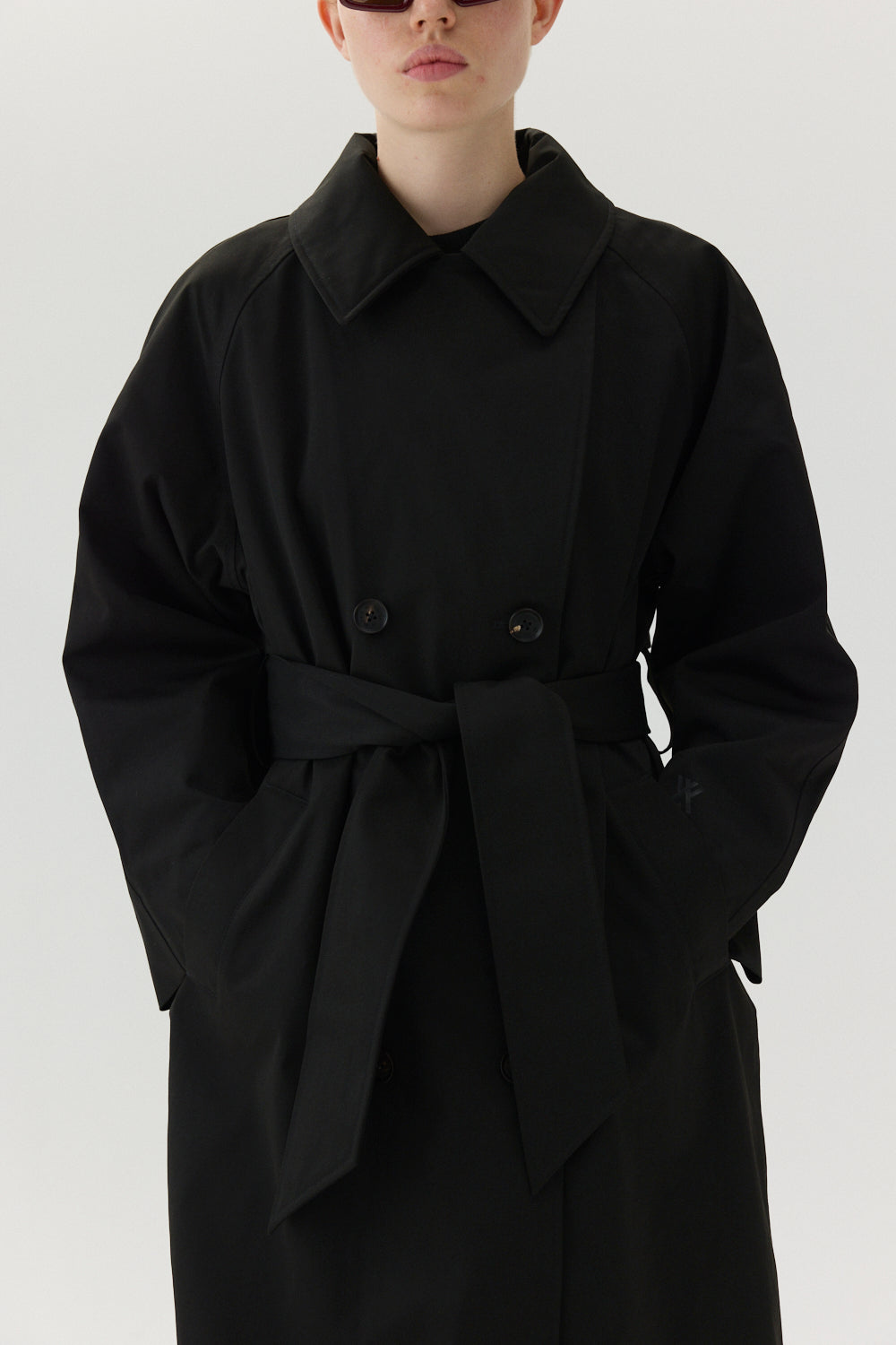 ROOMY TRENCH NIN SPIN AW24 BLACK