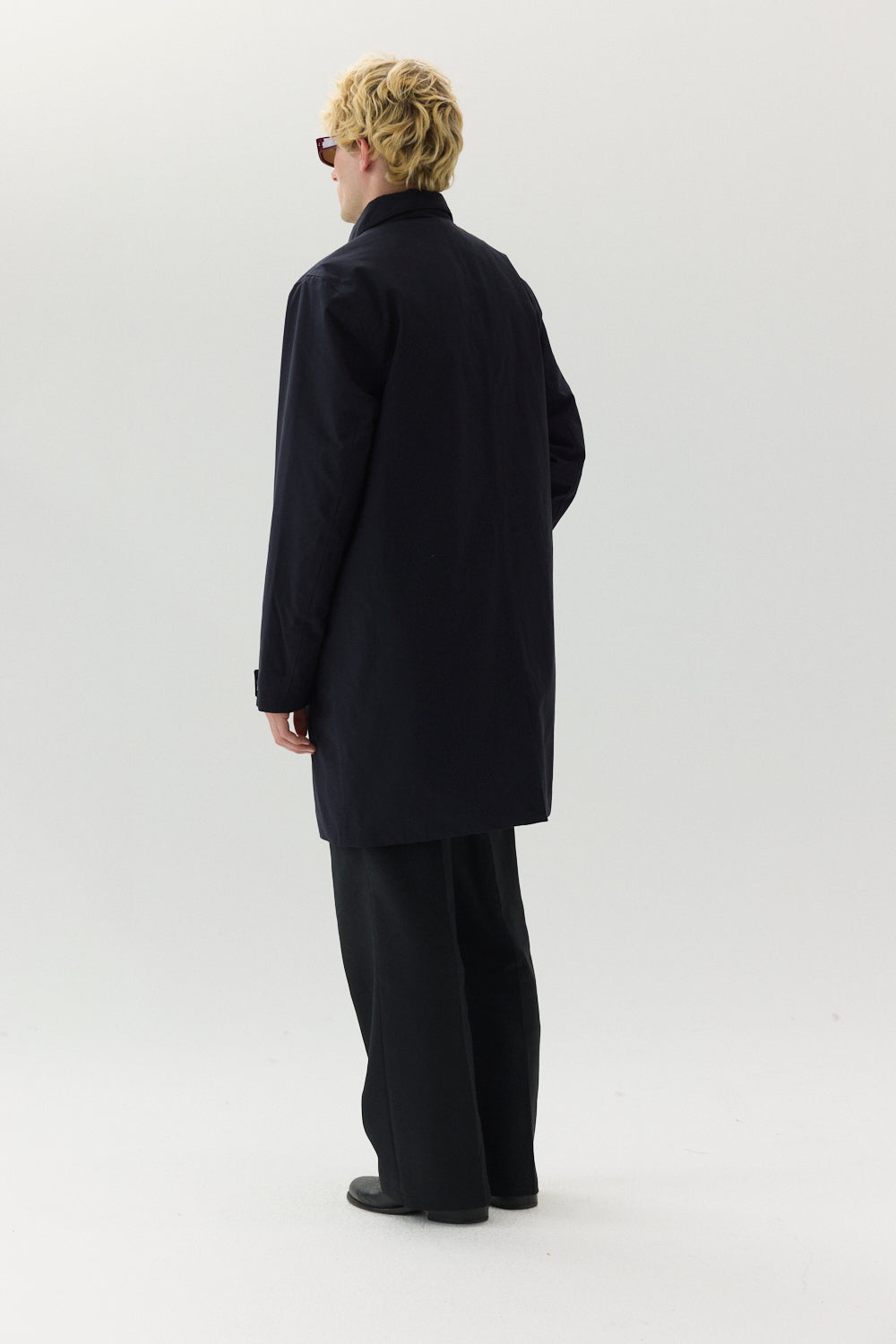 LONG DONG POLYRAYON WOOL LOOK AW24 NAVY