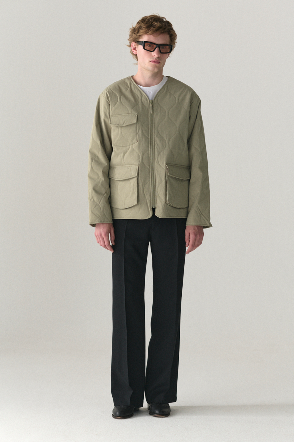PADDED LINER MEN SS25 LIGHT ARMY