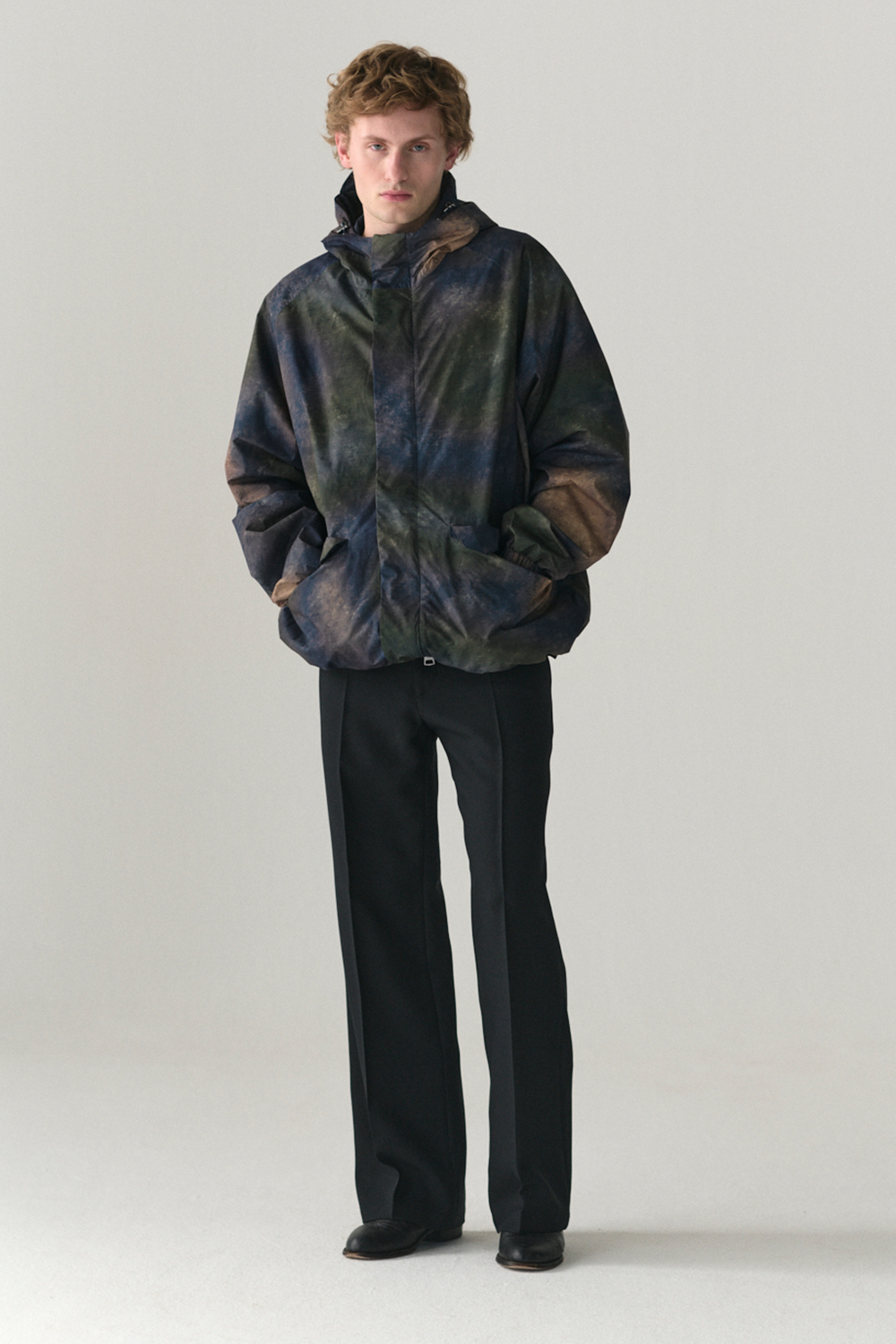K-SEA PRINTED UNIVERSE SS25 NAVY
