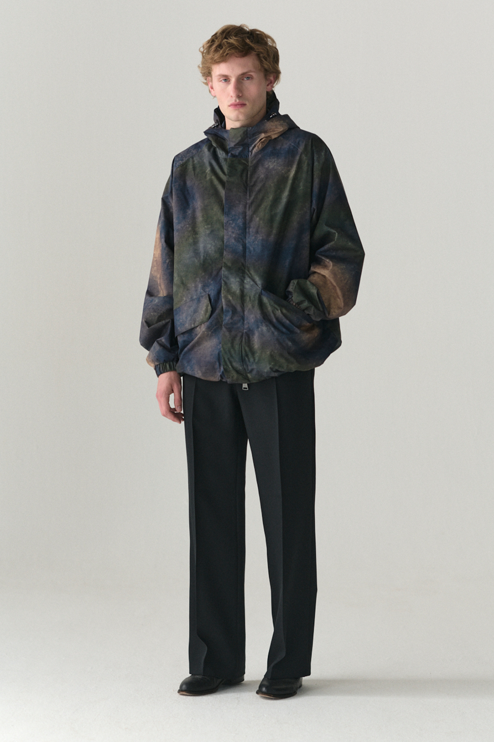 K-SEA PRINTED UNIVERSE SS25 NAVY