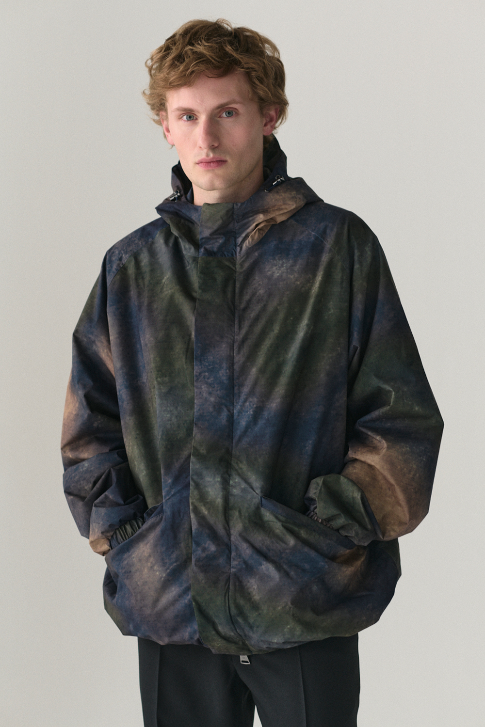 K-SEA PRINTED UNIVERSE SS25 NAVY