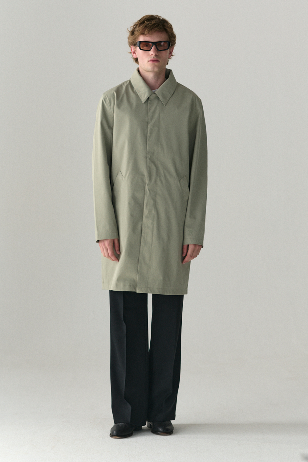 LONG DONG STRETCH TWILL SS25 LIGHT GREY ARMY