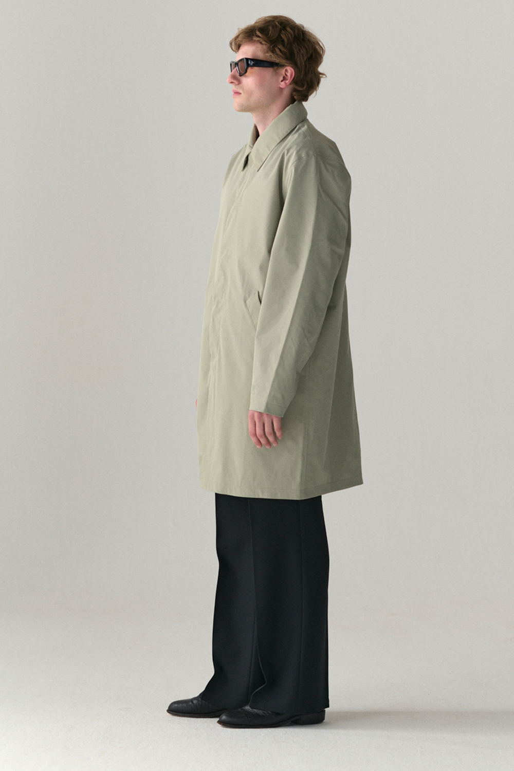 LONG DONG STRETCH TWILL SS25 LIGHT GREY ARMY