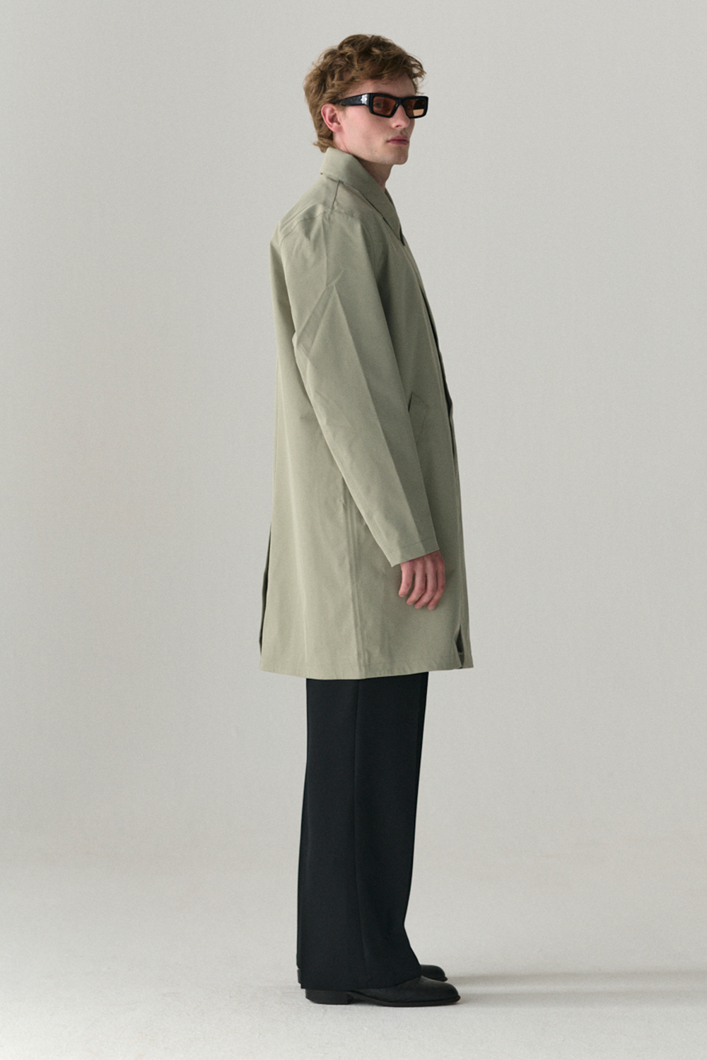 LONG DONG STRETCH TWILL SS25 LIGHT GREY ARMY