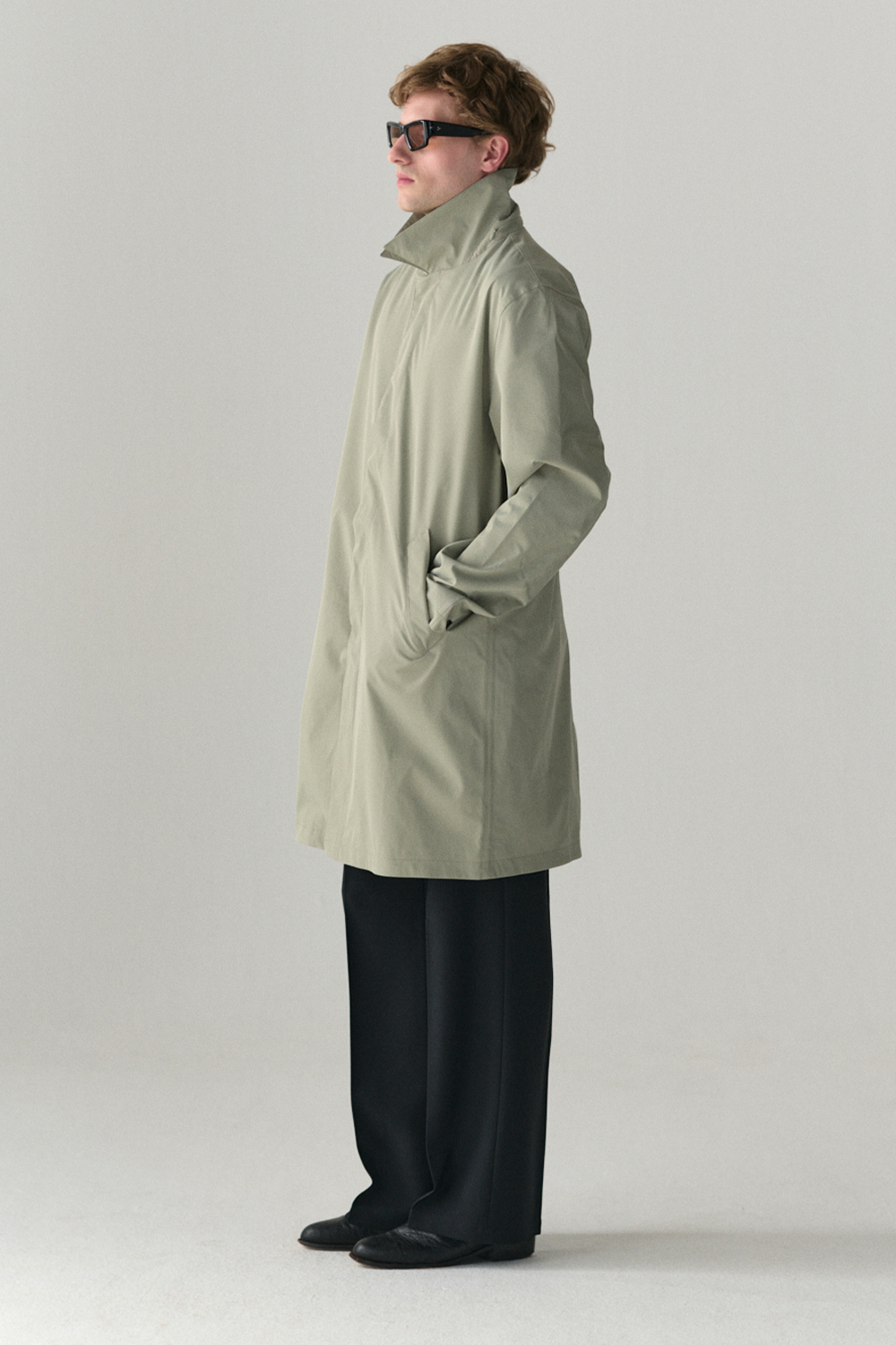 LONG DONG STRETCH TWILL SS25 LIGHT GREY ARMY