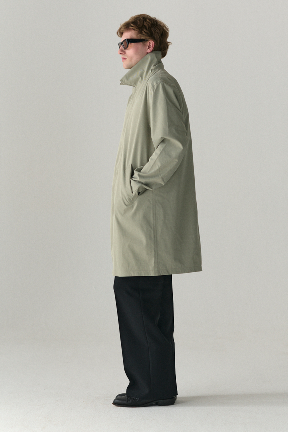 LONG DONG STRETCH TWILL SS25 LIGHT GREY ARMY