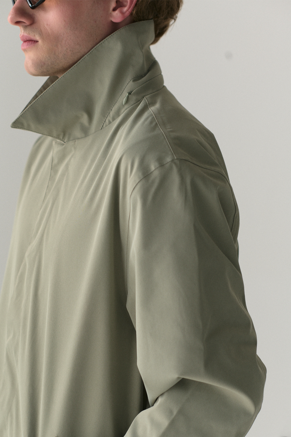 LONG DONG STRETCH TWILL SS25 LIGHT GREY ARMY