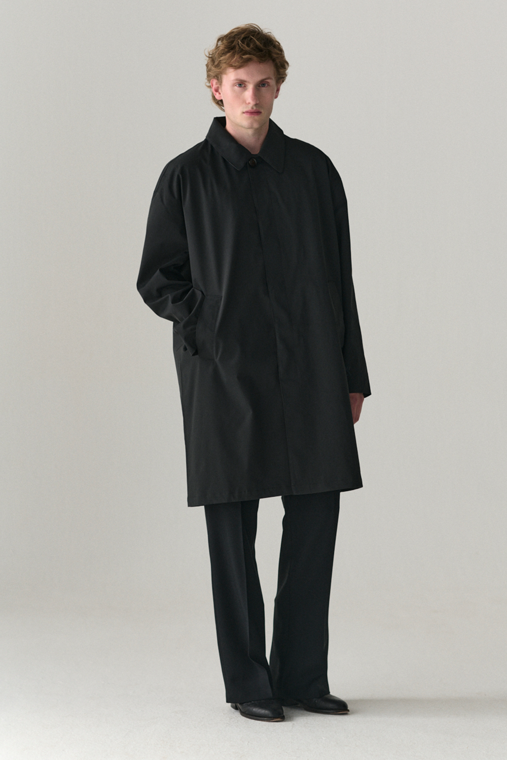 JOBA CARCOAT SS25 WASHED BLACK