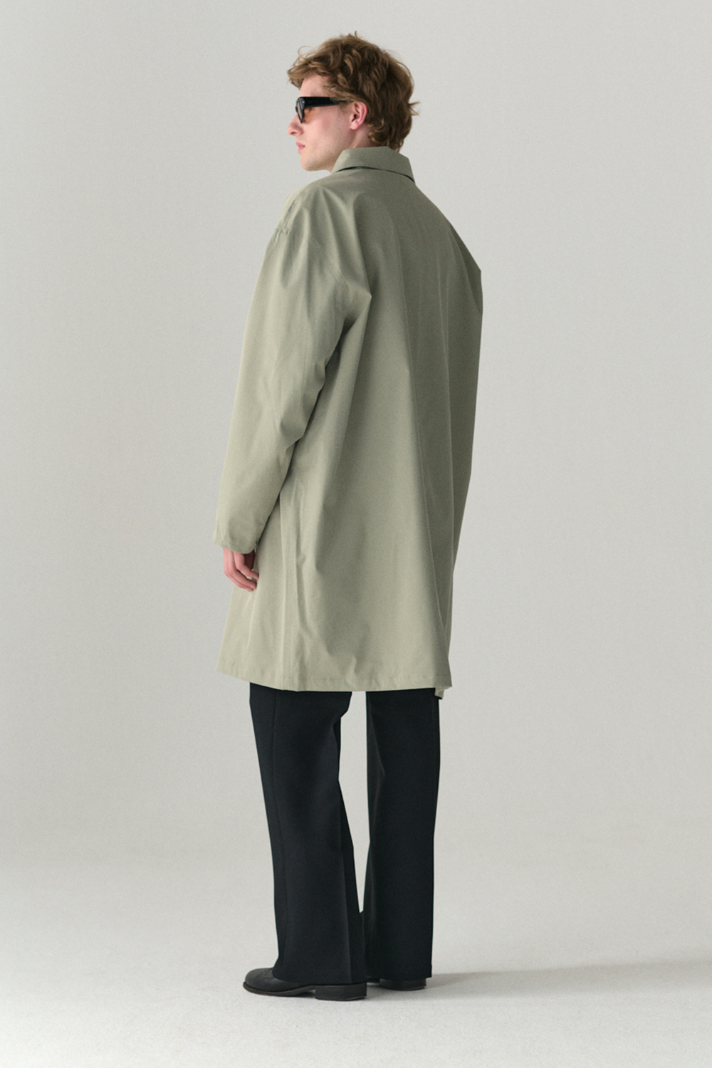 JOBA CARCOAT SS25 LIGHT GREY ARMY