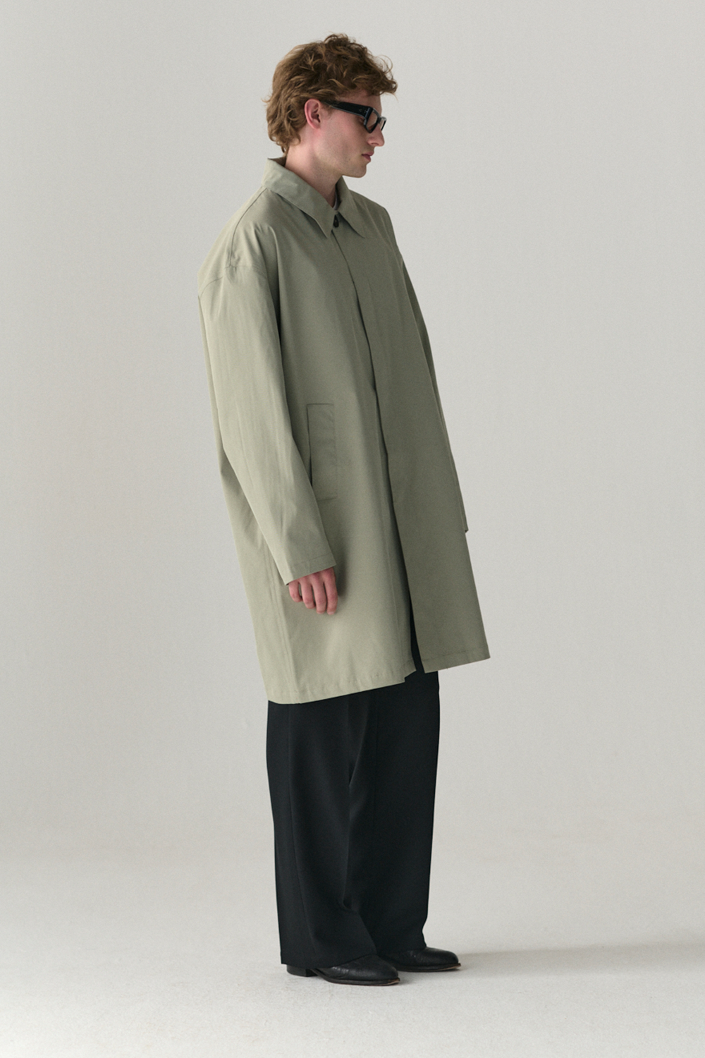 JOBA CARCOAT SS25 LIGHT GREY ARMY