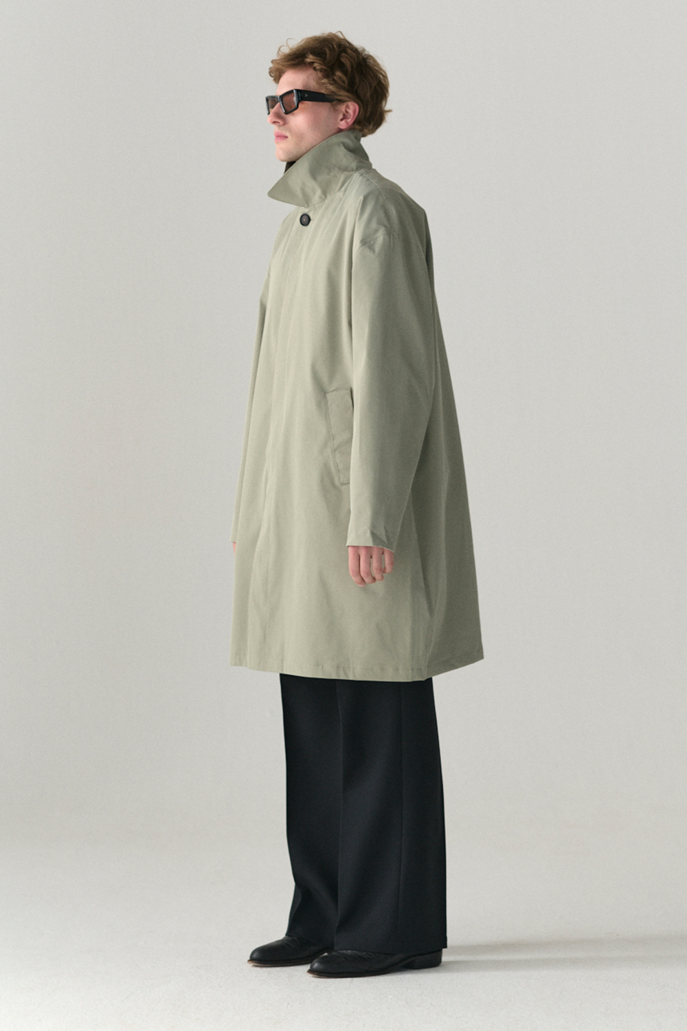JOBA CARCOAT SS25 LIGHT GREY ARMY