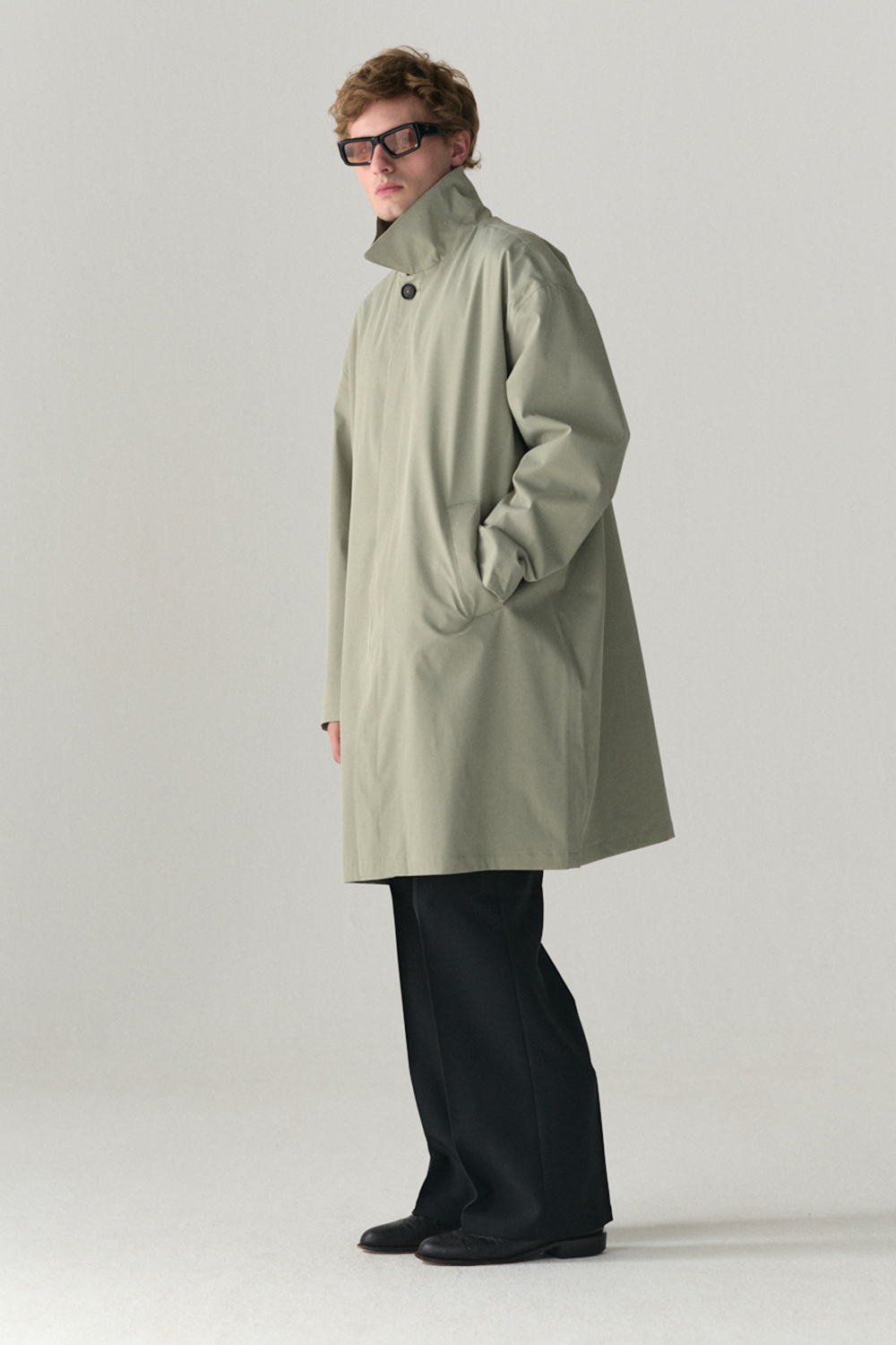 JOBA CARCOAT SS25 LIGHT GREY ARMY