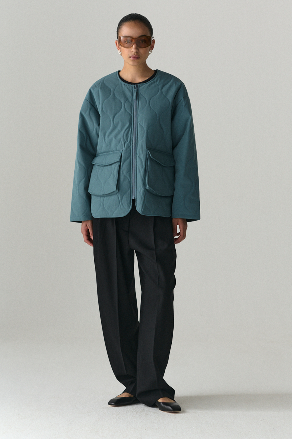 PADDED LINER UNI SS25 FADED AQUA