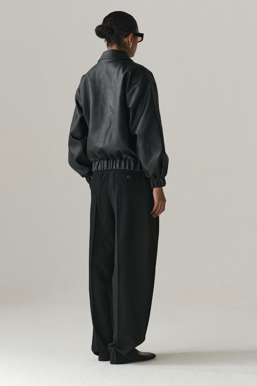 PUFF PADDY FAUX L SS25 BLACK WOMENS