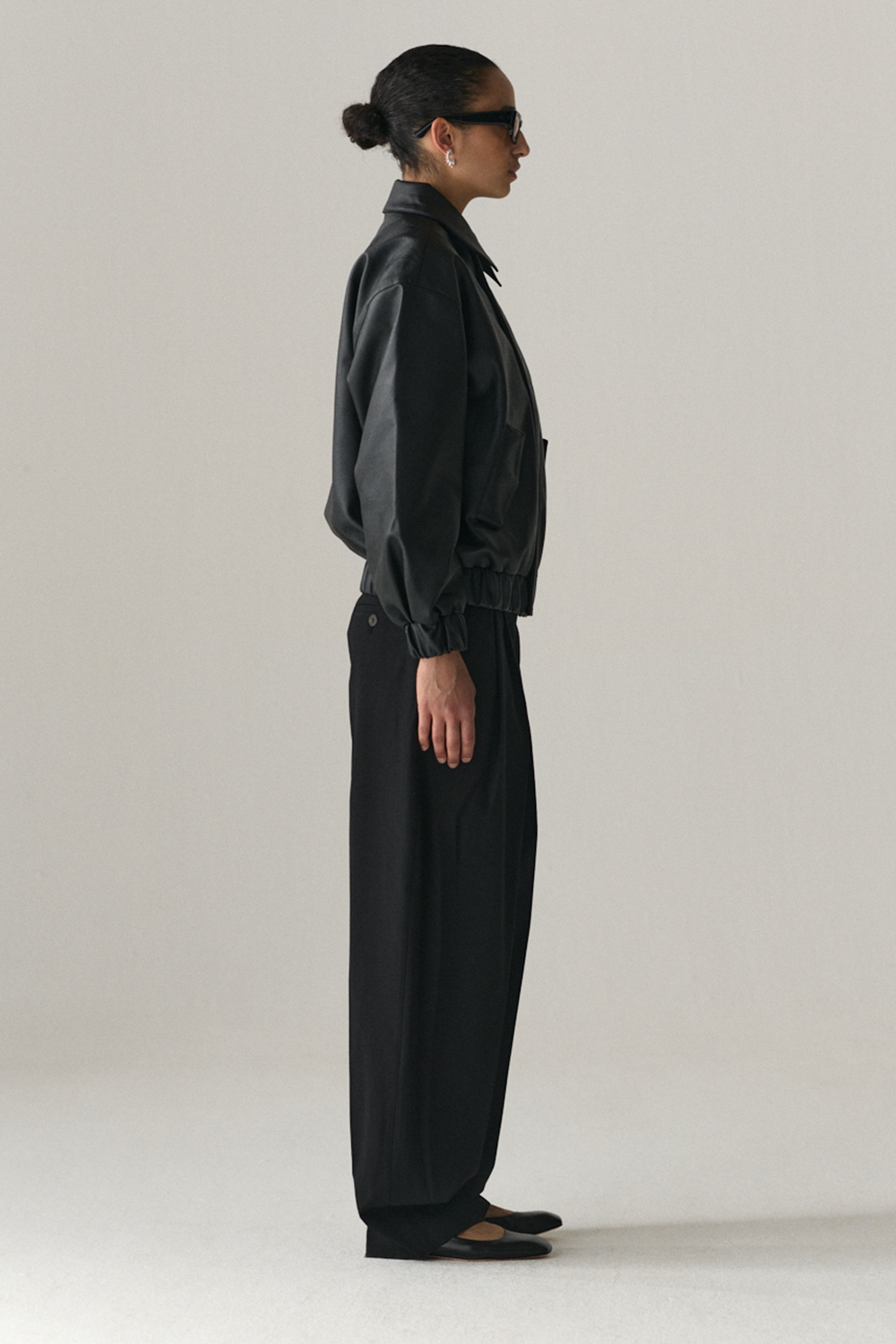 PUFF PADDY FAUX L SS25 BLACK WOMENS