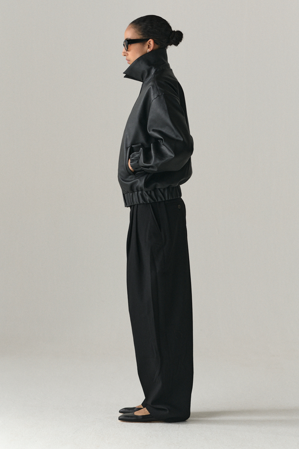 PUFF PADDY FAUX L SS25 BLACK WOMENS