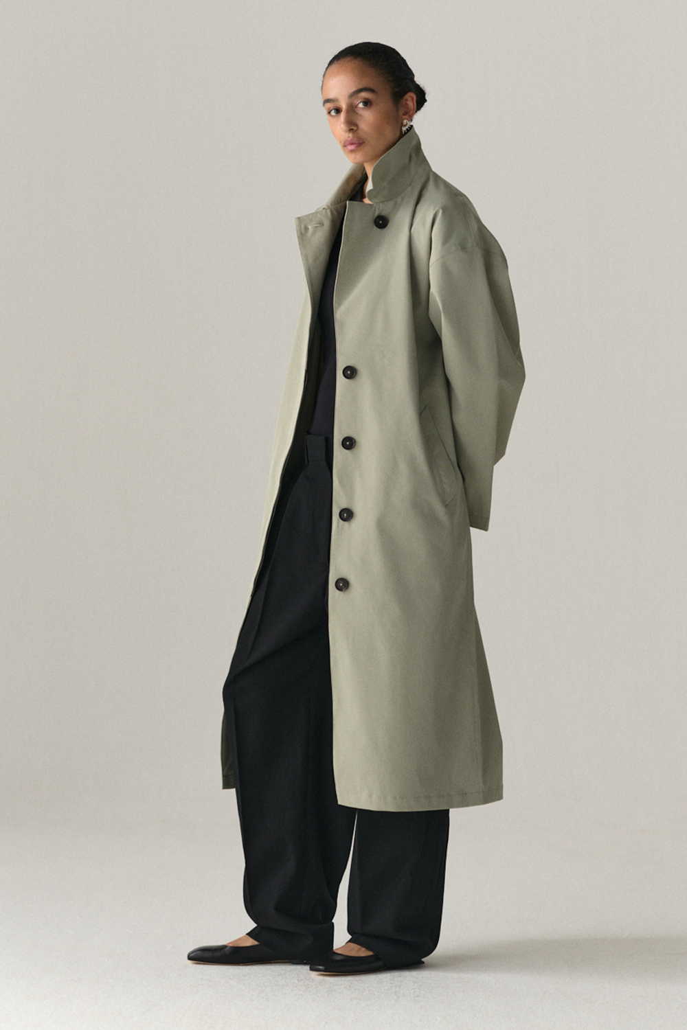 JANICE B SS25 LIGHT GREY ARMY