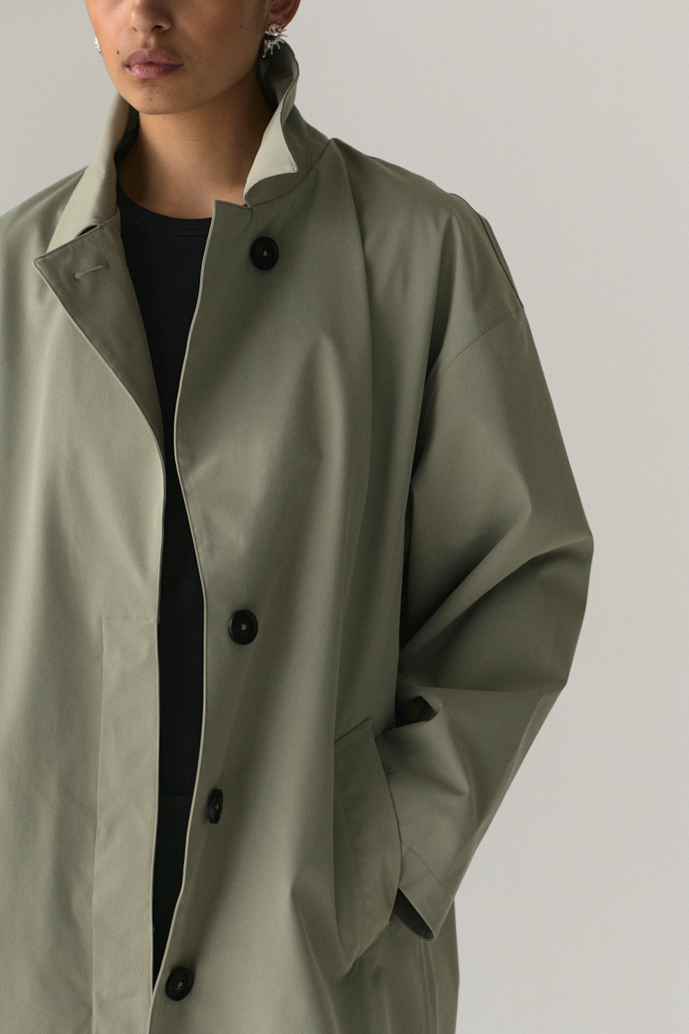 JANICE B SS25 LIGHT GREY ARMY