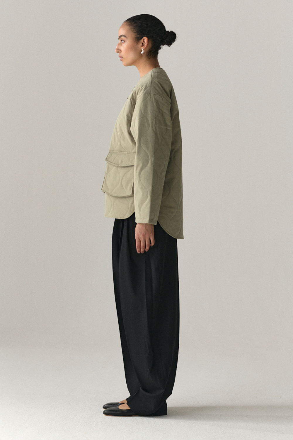 PADDED LINER UNI SS25 LIGHT ARMY