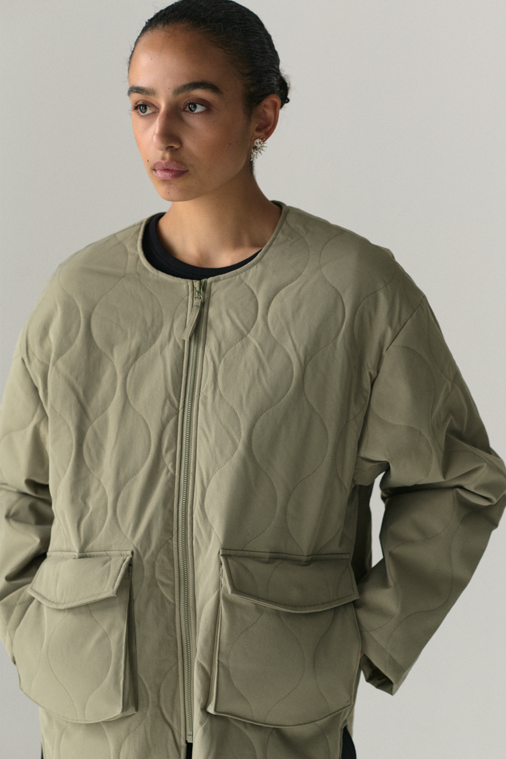 PADDED LINER UNI SS25 LIGHT ARMY