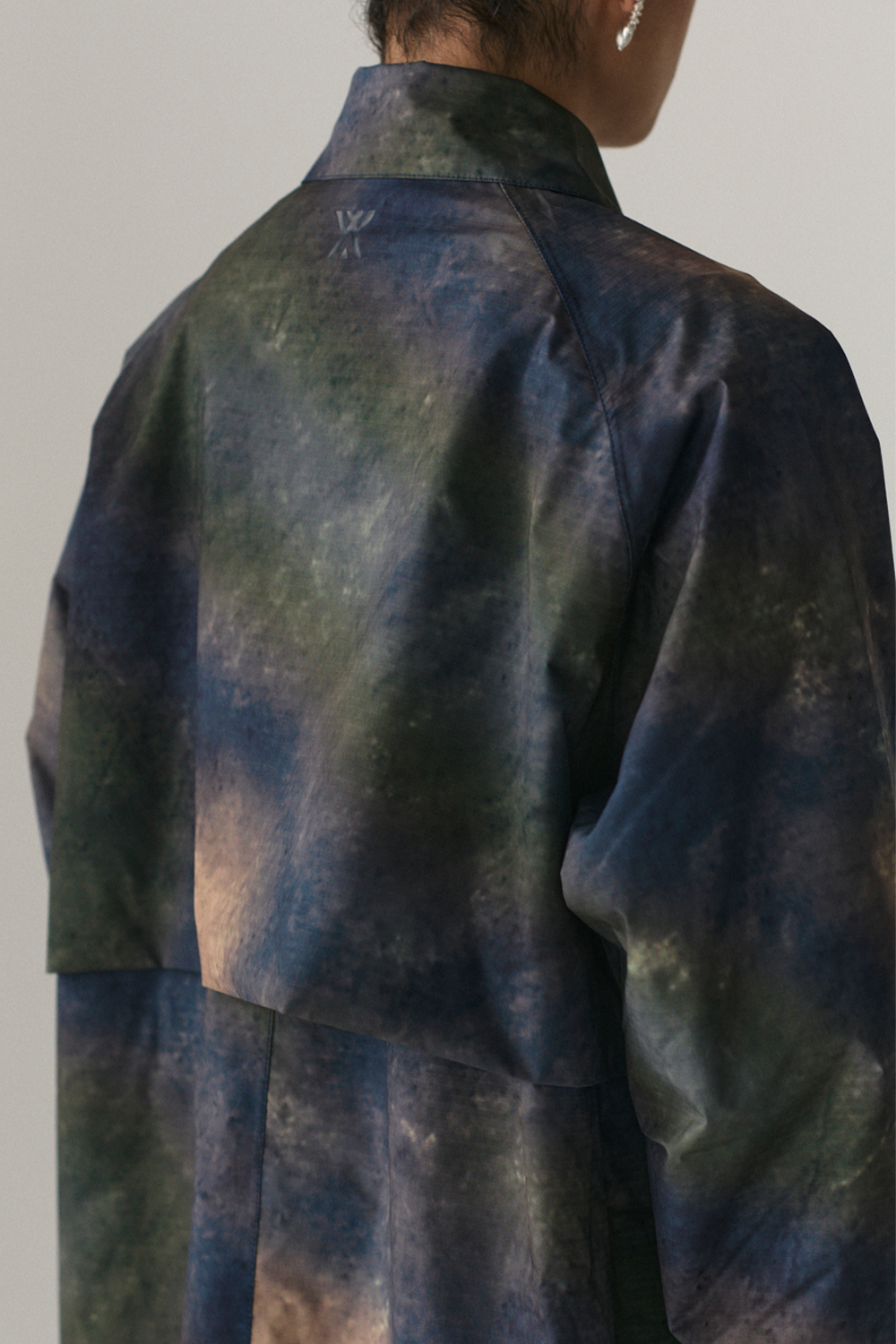 LONG COACH PRINTED UNIVERSE SS25 NAVY WOMENS