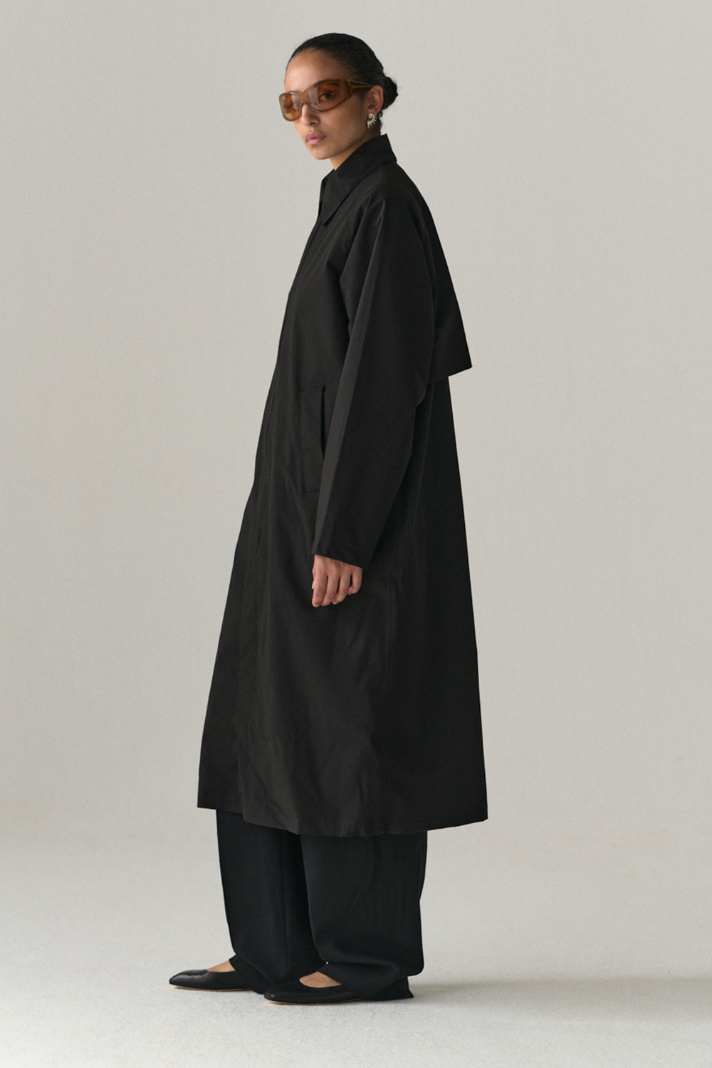 LONG COACH GN SS25 BLACK WOMENS