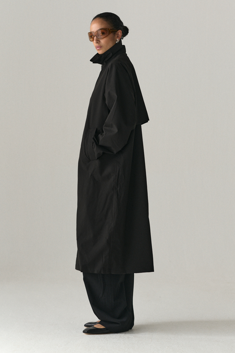 LONG COACH GN SS25 BLACK WOMENS