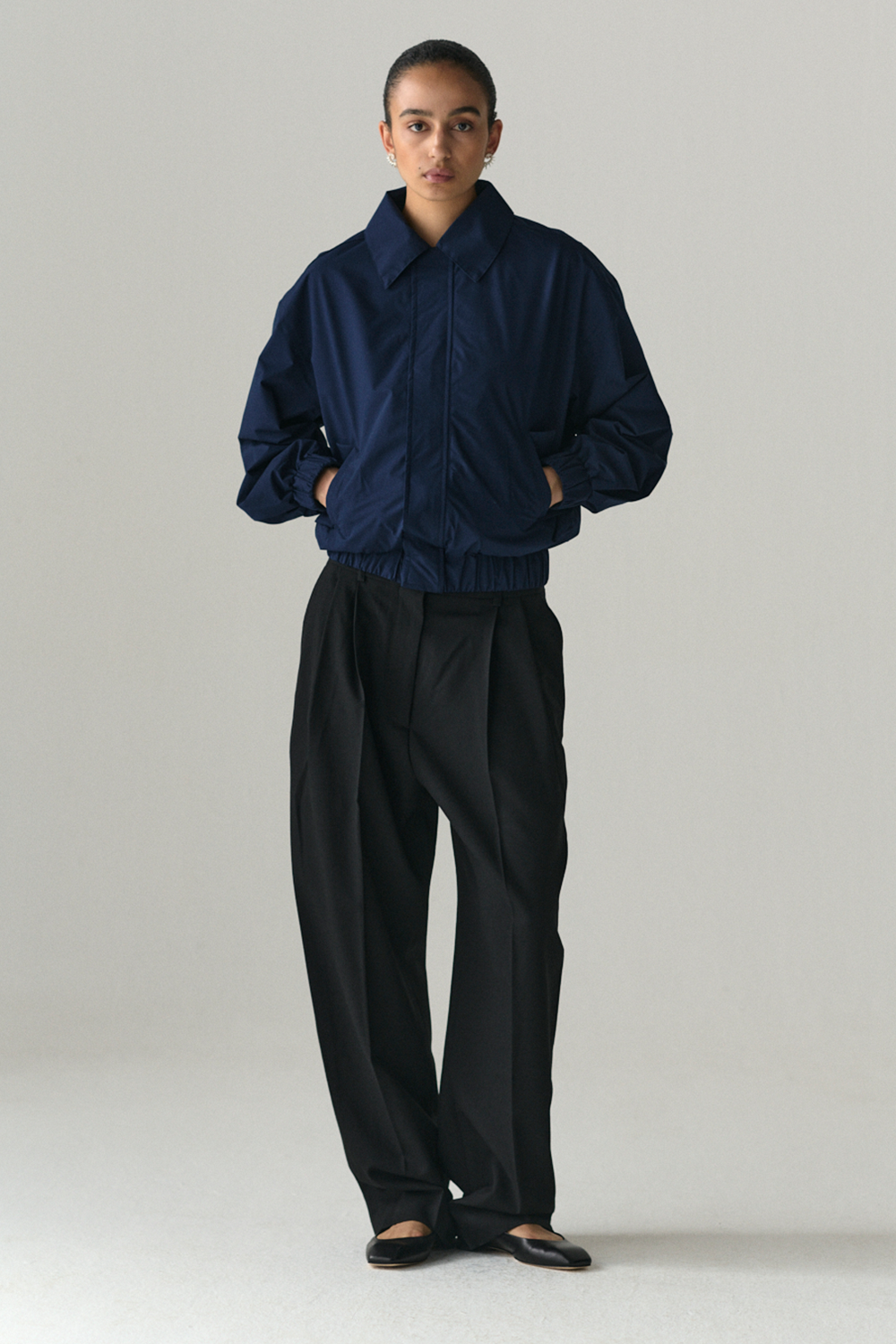 PUFF PADDY SHORT RIB SS25 NAVY