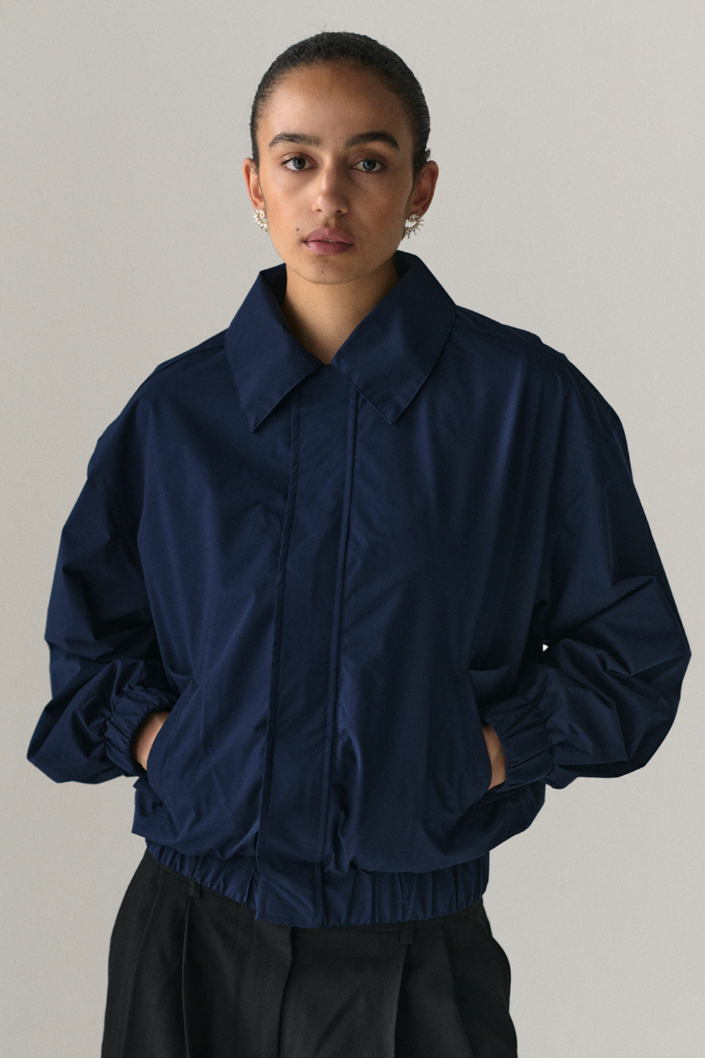 PUFF PADDY SHORT RIB SS25 NAVY