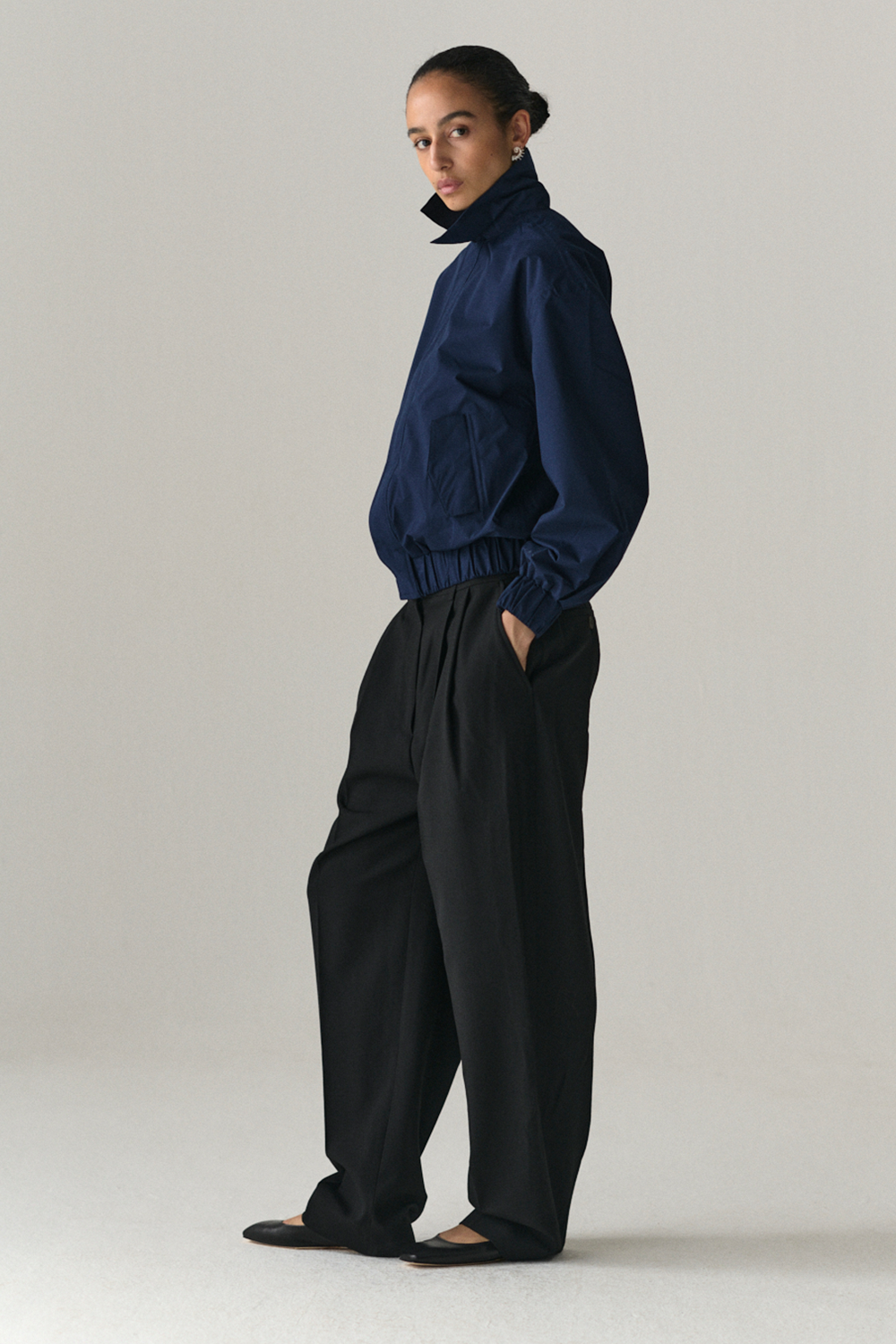 PUFF PADDY SHORT RIB SS25 NAVY