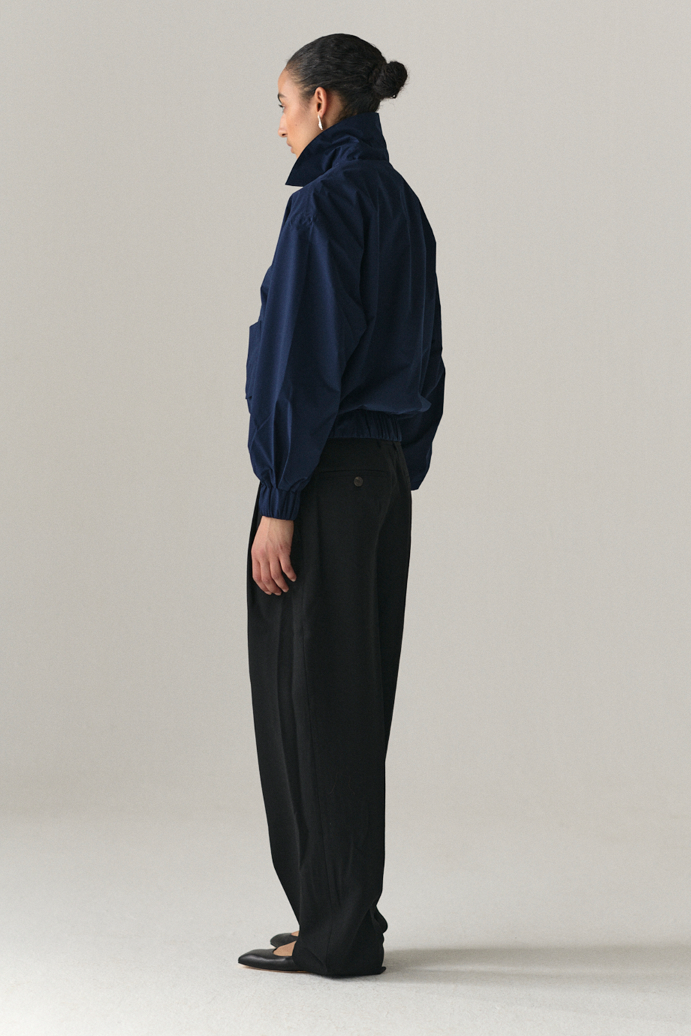 PUFF PADDY SHORT RIB SS25 NAVY