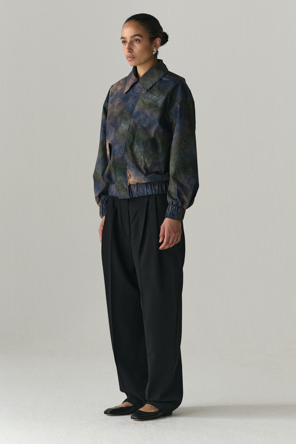 PUFF PADDY PRINTED UNIVERSE SS25 NAVY