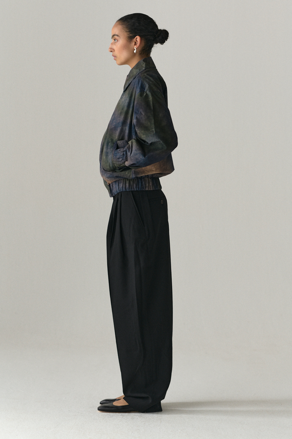 PUFF PADDY PRINTED UNIVERSE SS25 NAVY