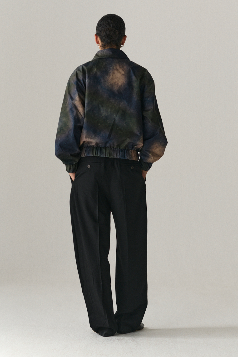 PUFF PADDY PRINTED UNIVERSE SS25 NAVY