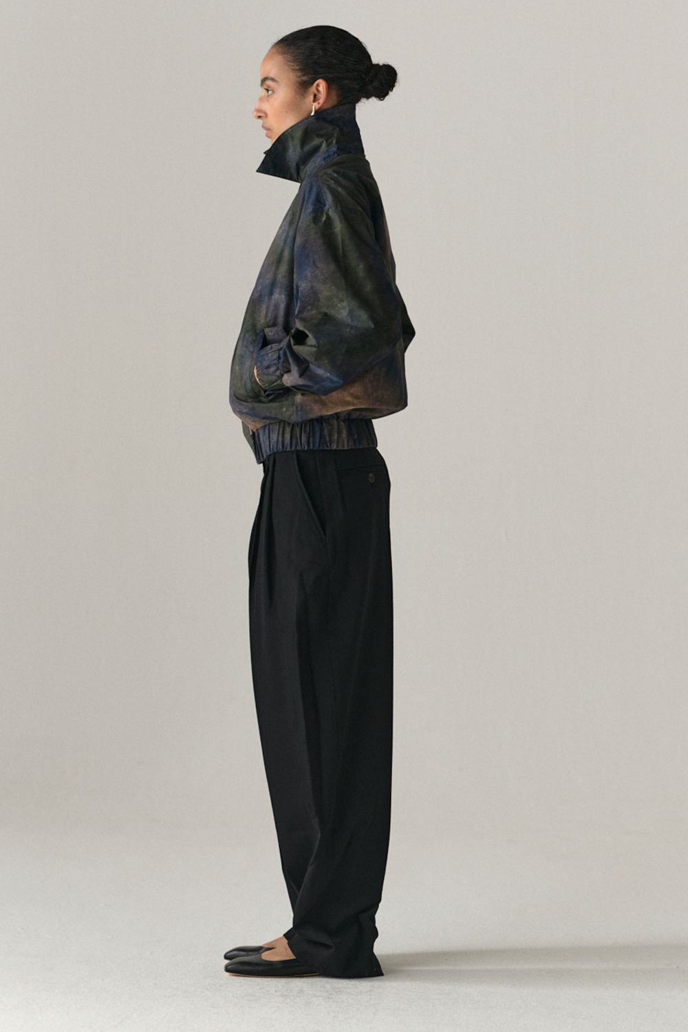 PUFF PADDY PRINTED UNIVERSE SS25 NAVY
