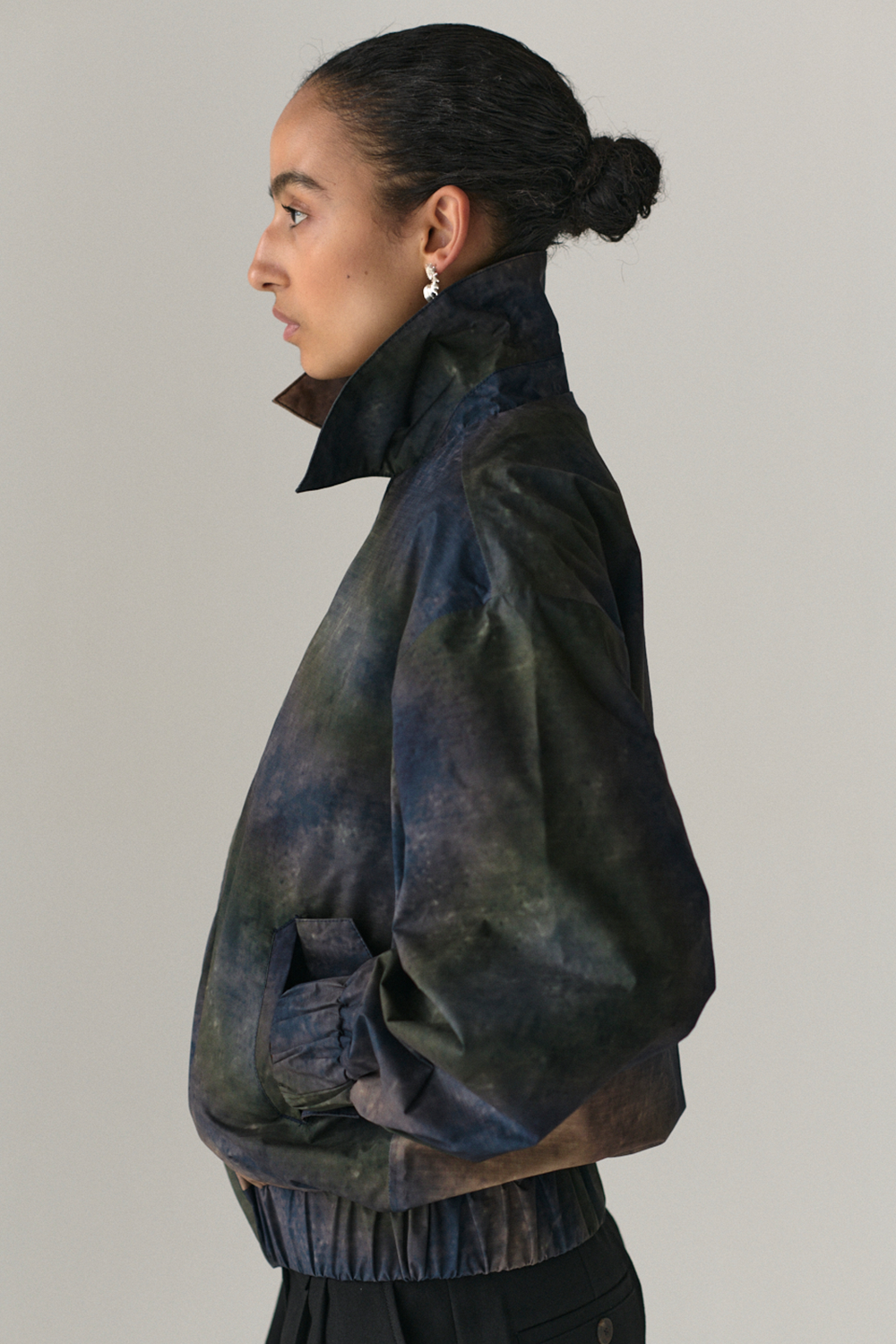 PUFF PADDY PRINTED UNIVERSE SS25 NAVY