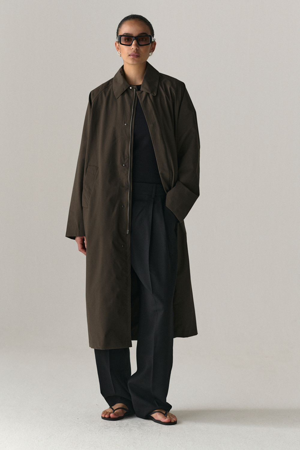 LONG COACH GN SS25 CHOCOLATE WOMENS