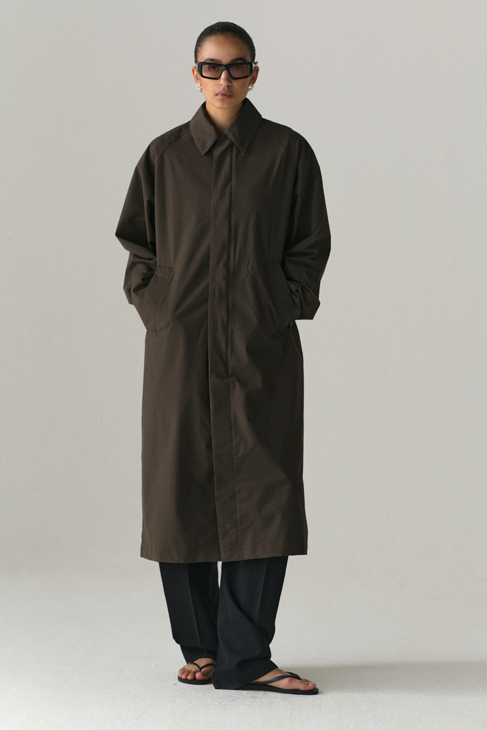 LONG COACH GN SS25 CHOCOLATE WOMENS