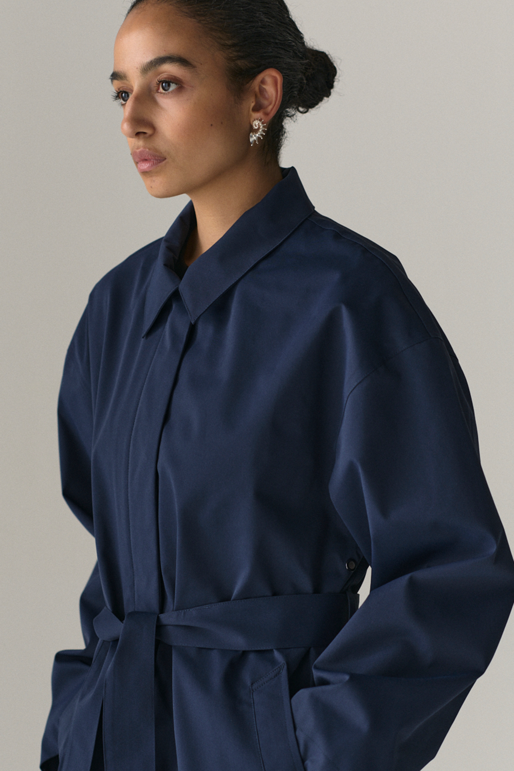 RACHEL G STRETCH TWILL SS25 NAVY
