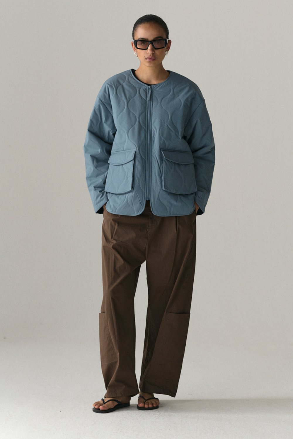 PADDED LINER UNI SS25 CIEL BLUE