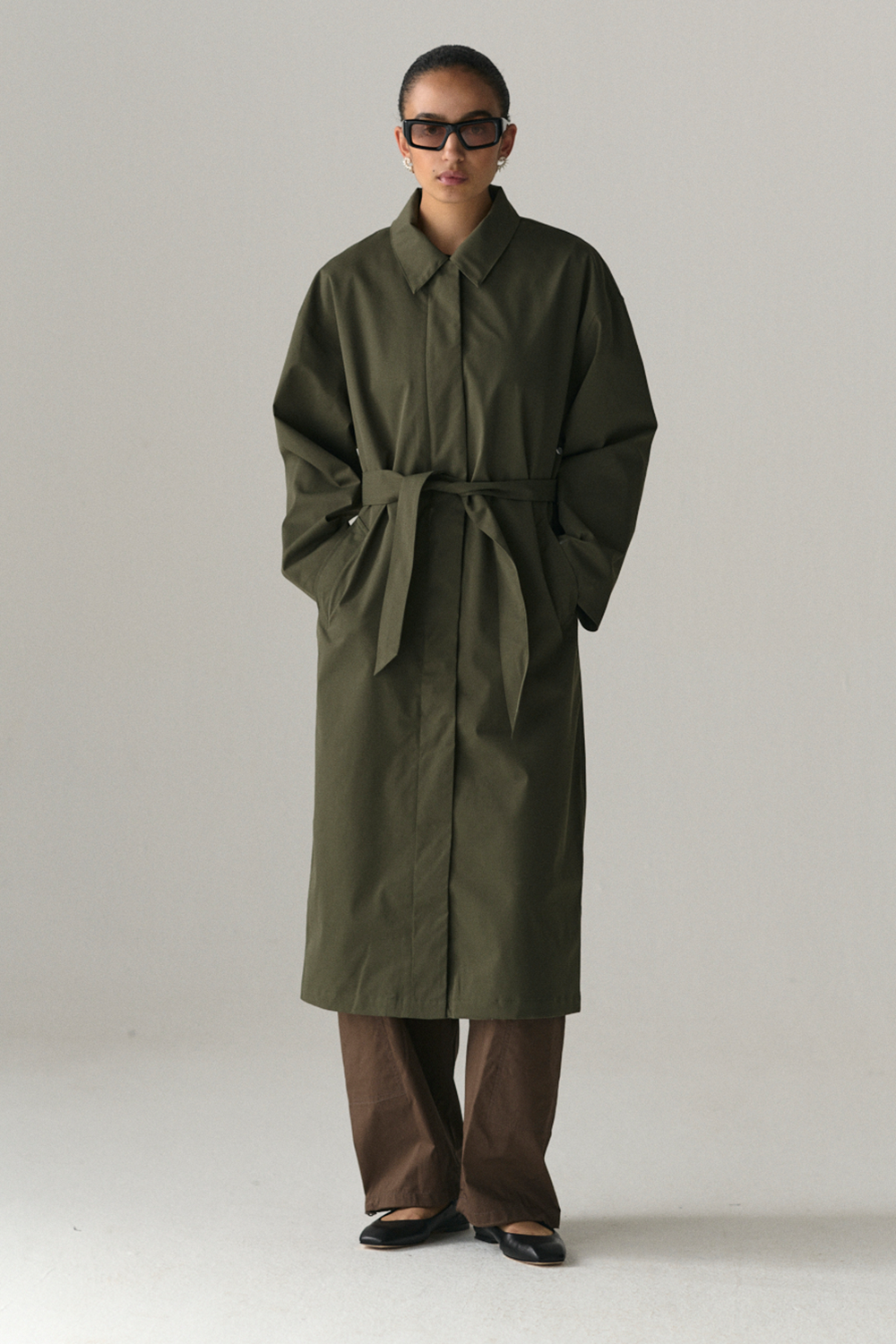 RACHEL G STRETCH TWILL SS25 WASHED FOREST