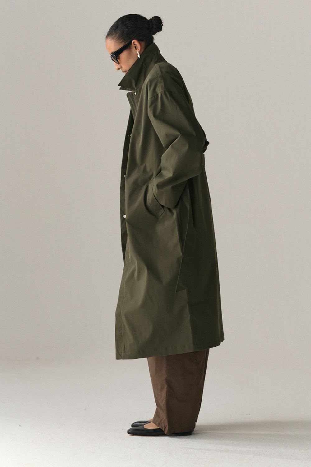 RACHEL G STRETCH TWILL SS25 WASHED FOREST