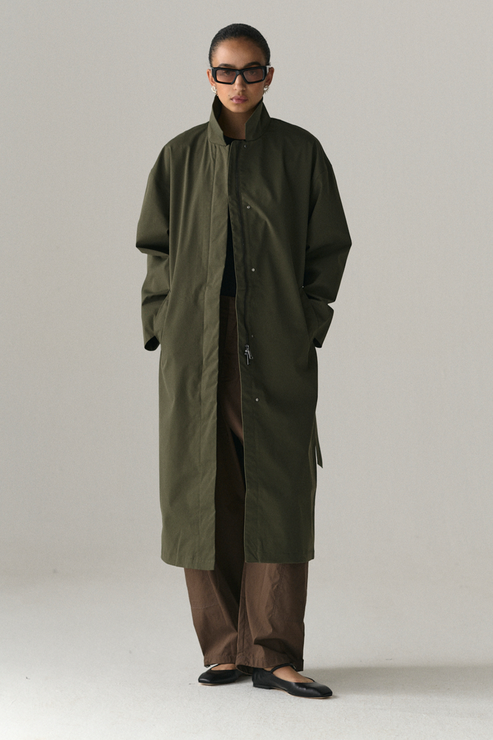 RACHEL G STRETCH TWILL SS25 WASHED FOREST