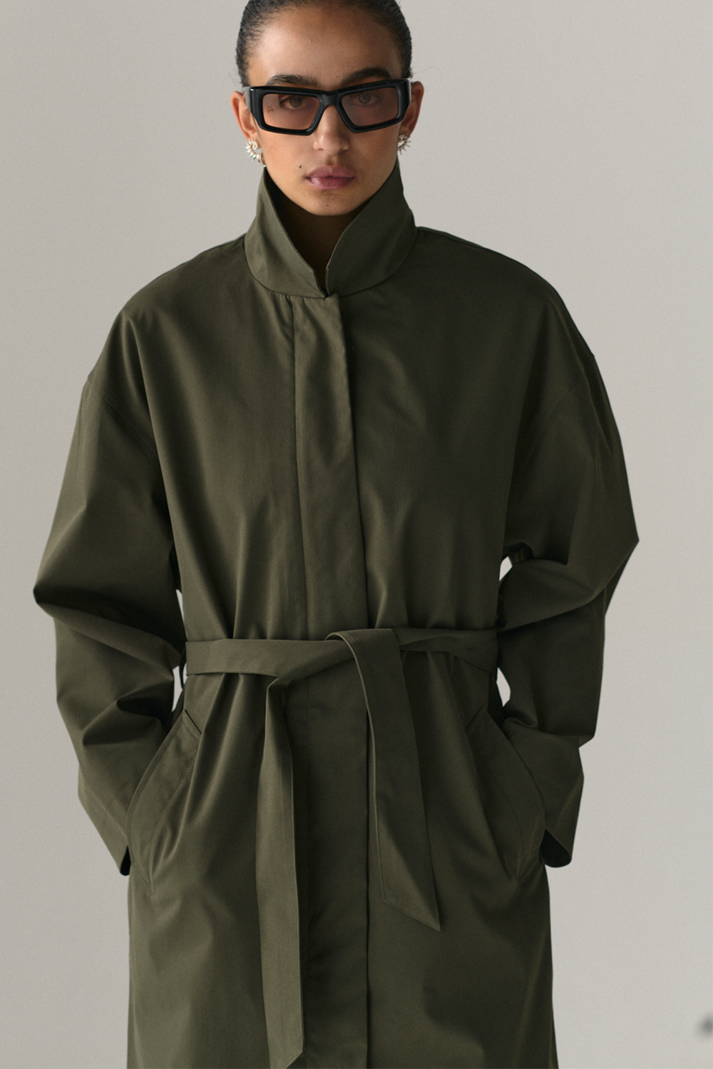 RACHEL G STRETCH TWILL SS25 WASHED FOREST