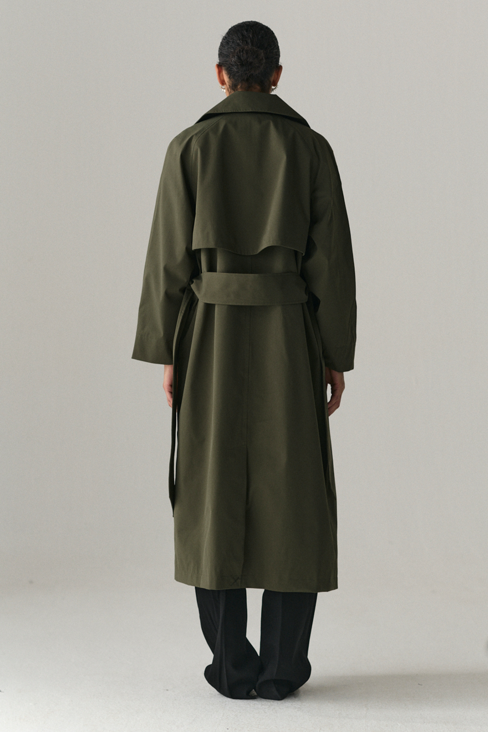 ROOMY TRENCH SS25 WASHED FOREST