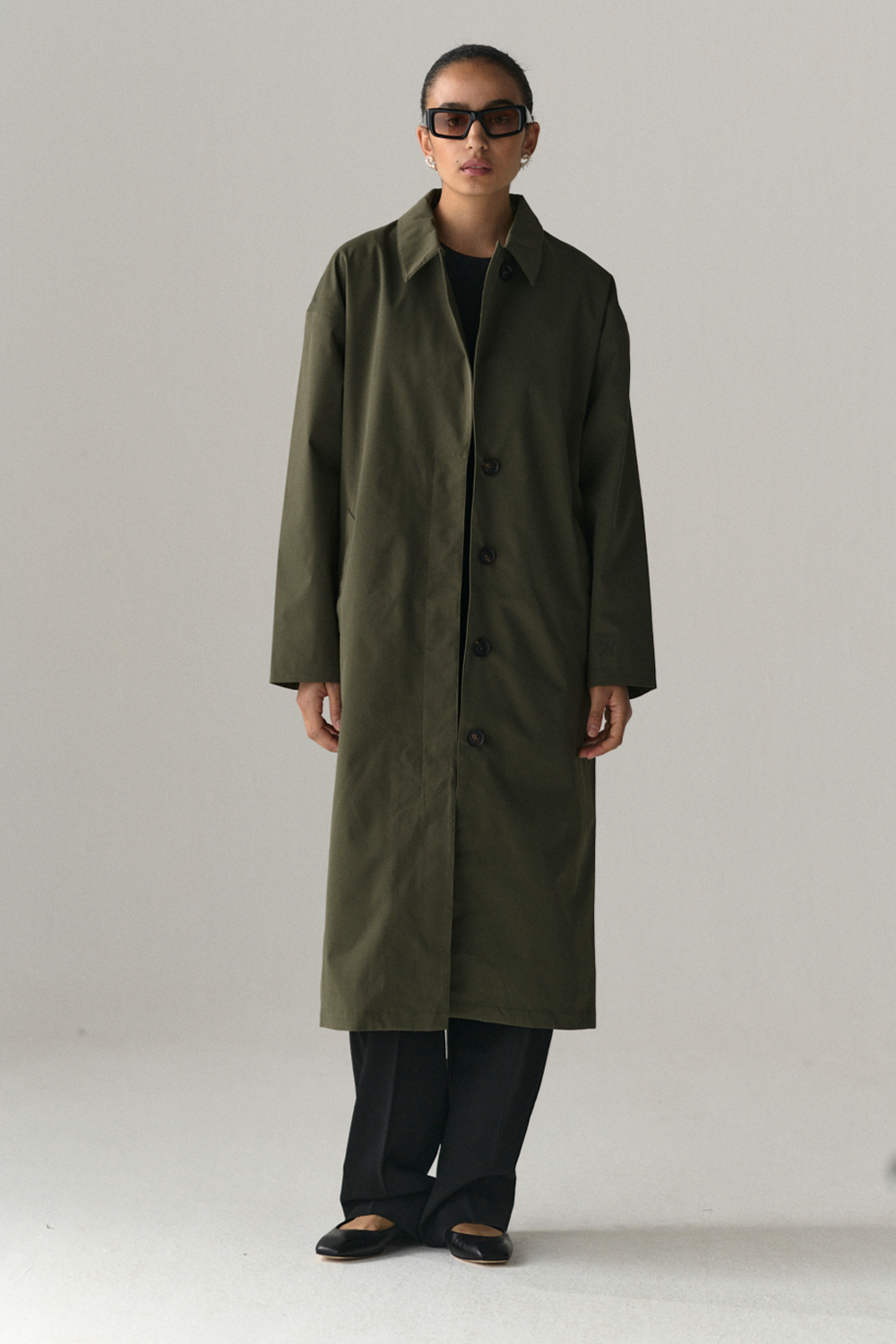 JANICE B SS25 WASHED FOREST